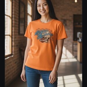 Harley-Davidson Orange Tee from Corpus Christi, Tx​